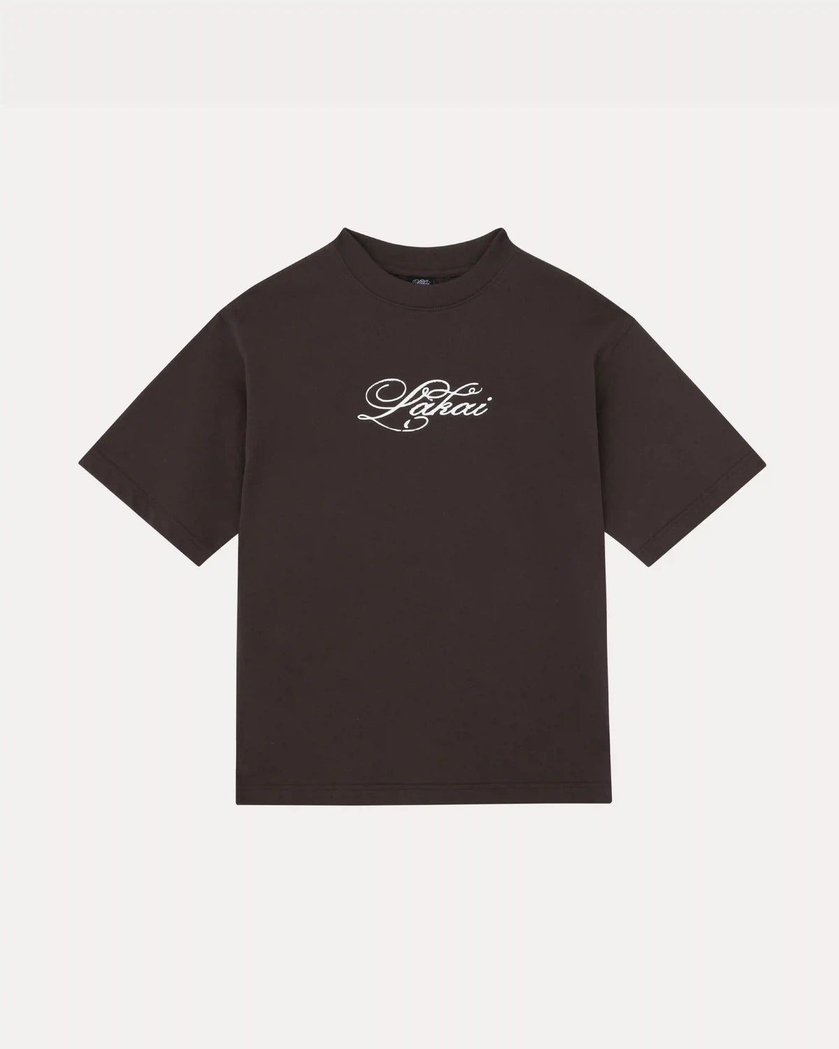 Oversized Signature Tee - Dark Brown