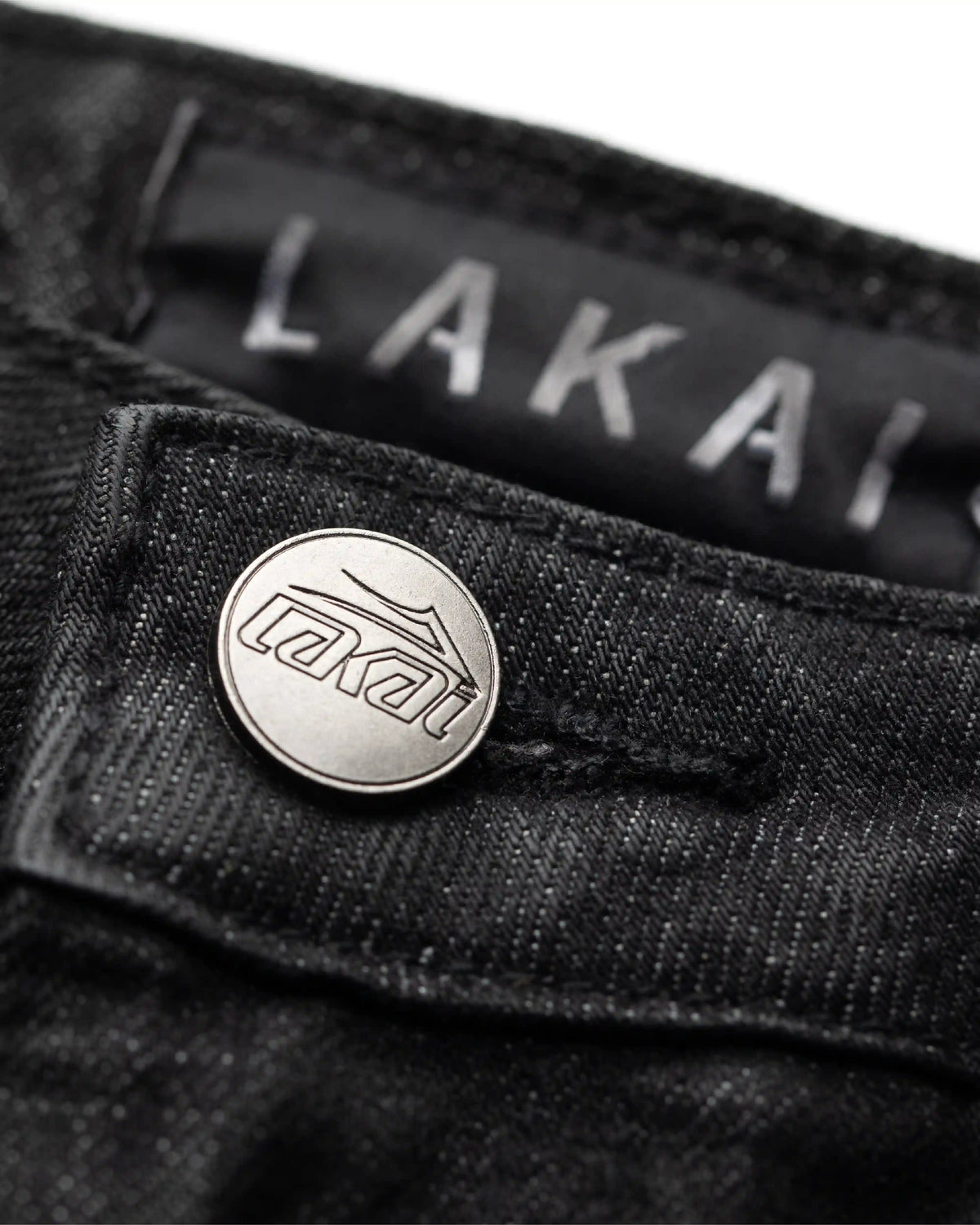 Waxed Bootcut Denims - Black