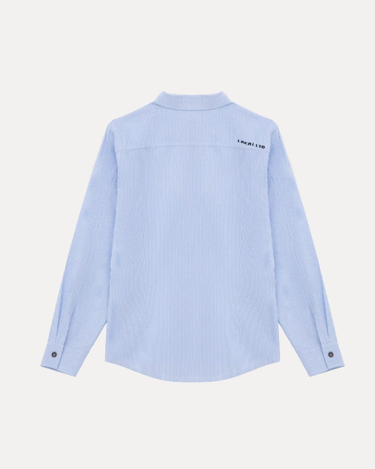 Longsleeve Button Down - White/Blue Stripe