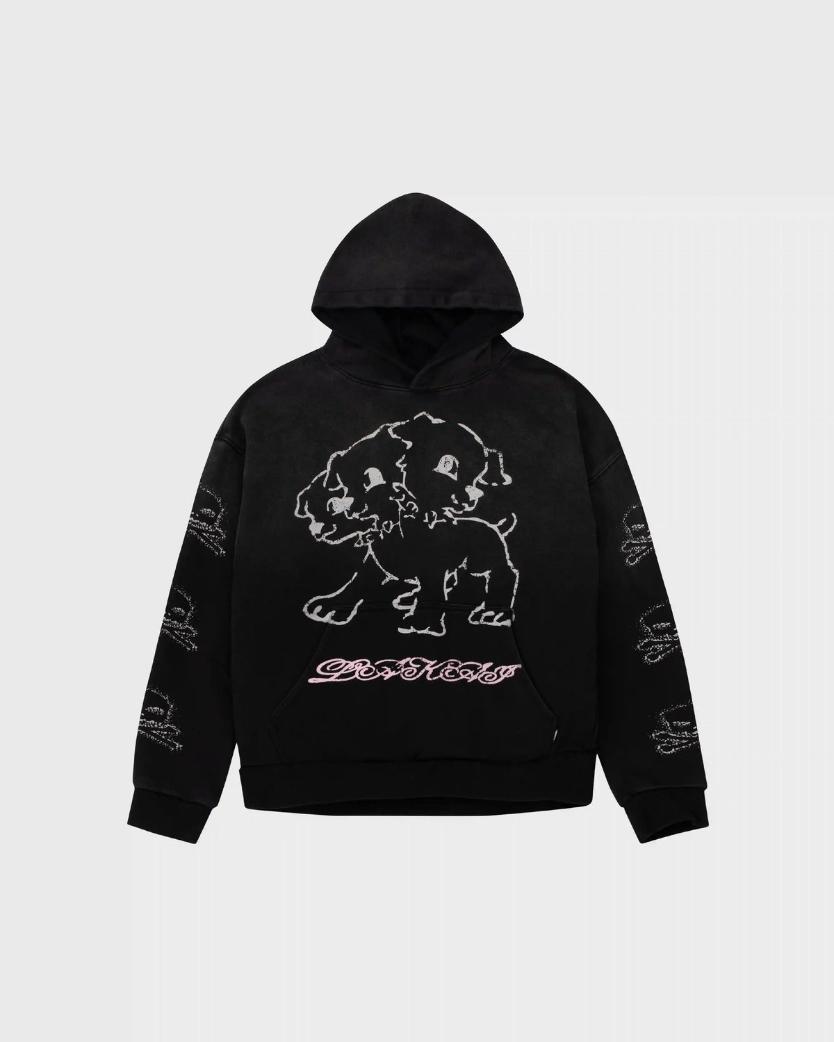 Cerberus Pullover Hoodie - Black