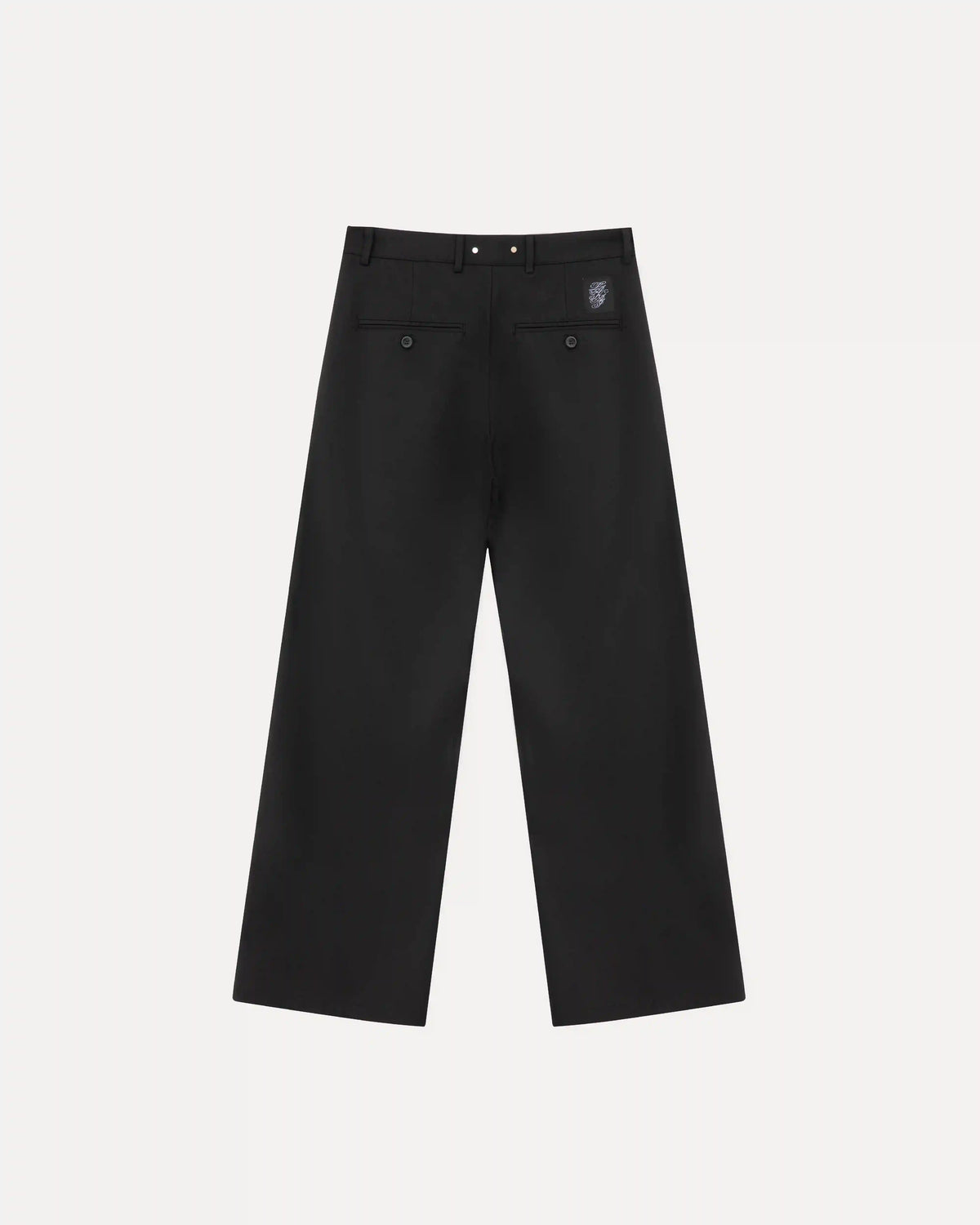 Wide Leg Trousers - Black