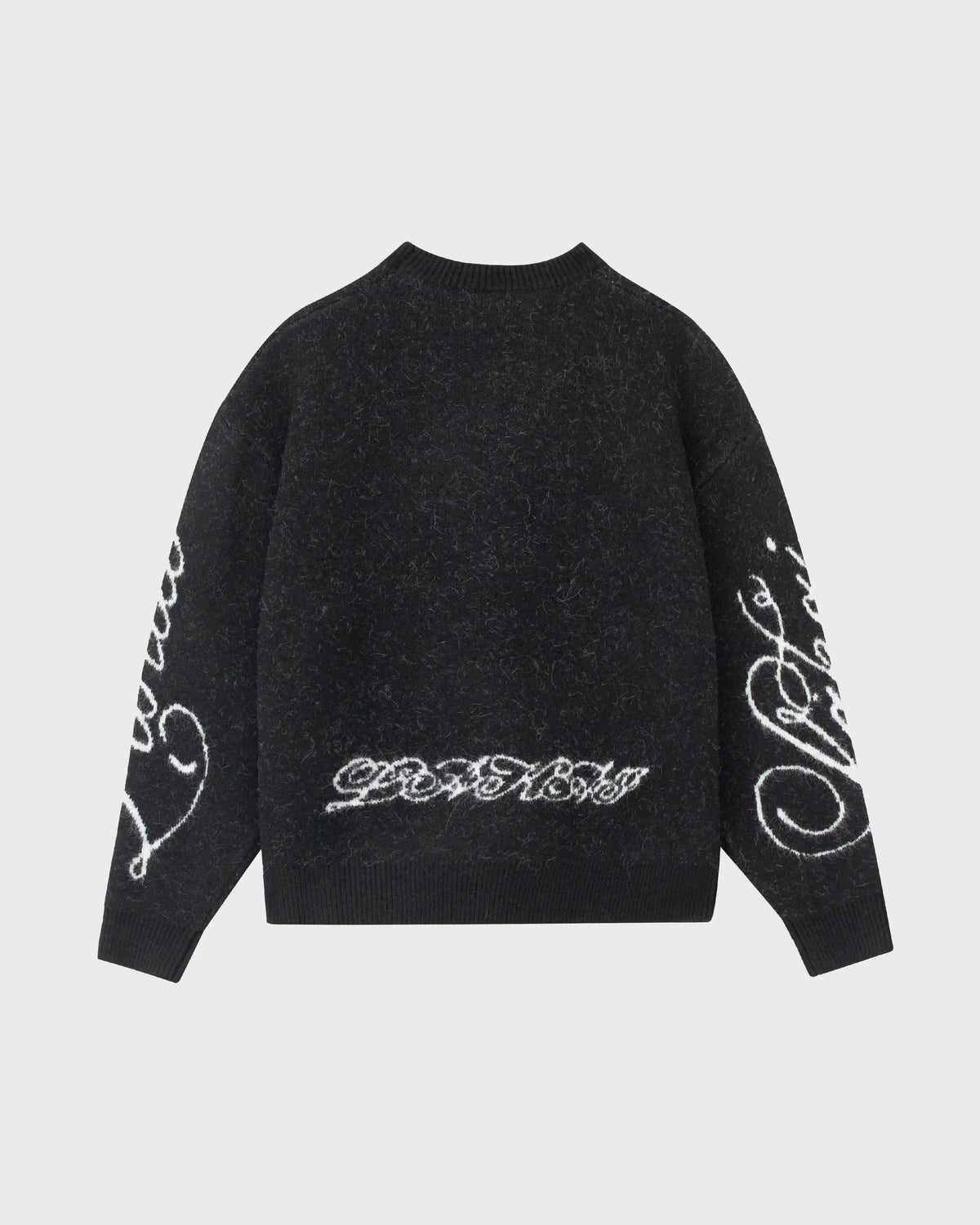 Cerberus Brushed Acrylic Sweater - Black