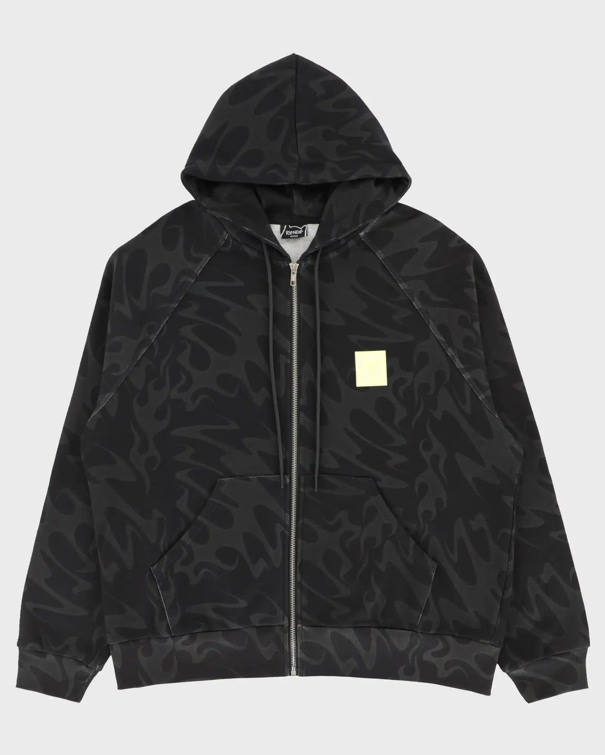 LAKAI X RIPNDIP Flame Zipper Hoodie - Dark Grey