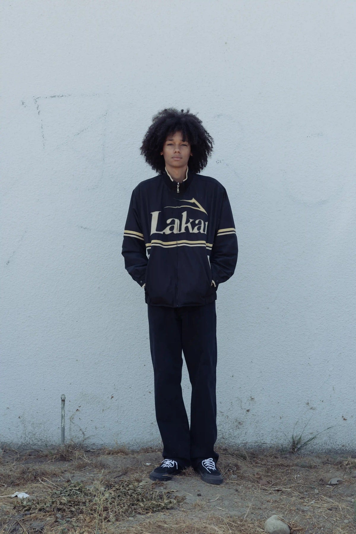 Reversible Track Jacket - Black