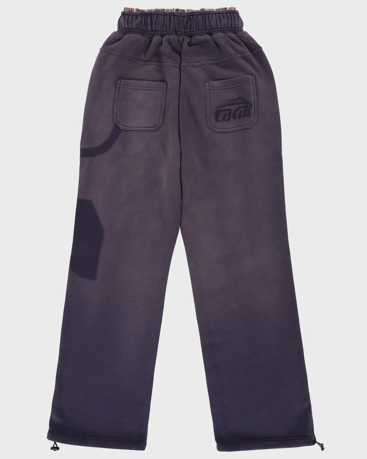 Double Waisted Sunfaded Sweatpants - Indigo