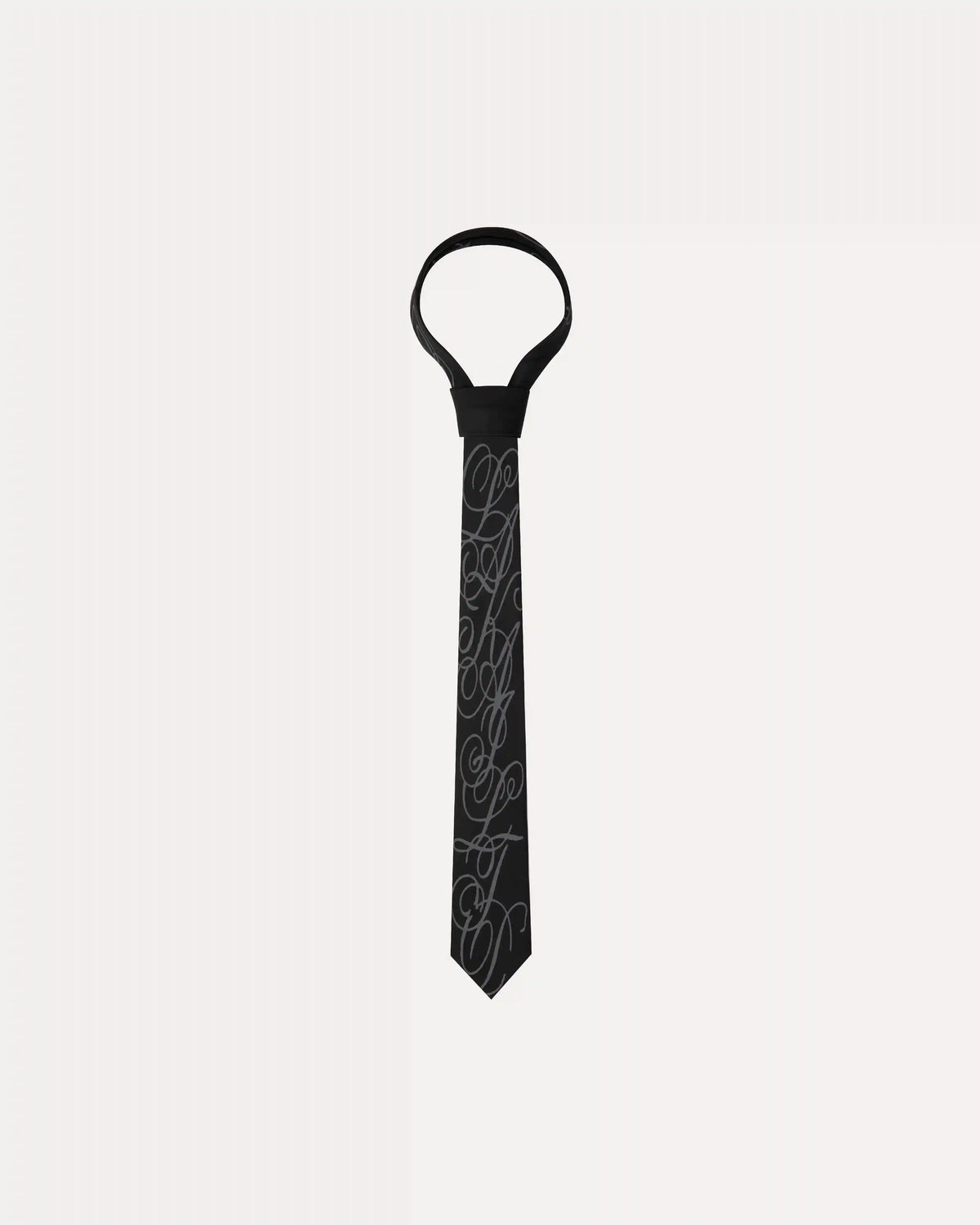 Jacquard Necktie - Black