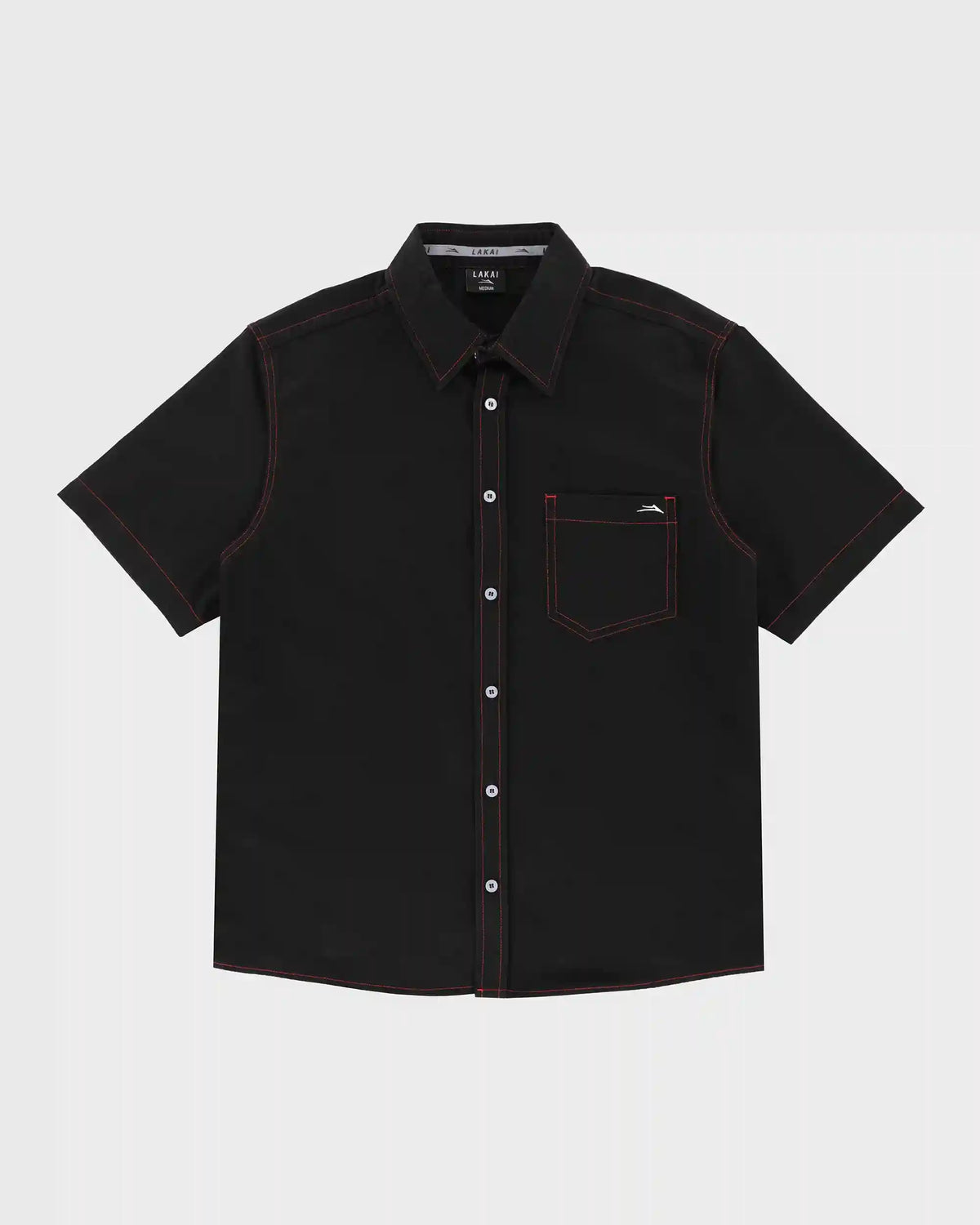 Heavyweight Button Up Shirt - Black