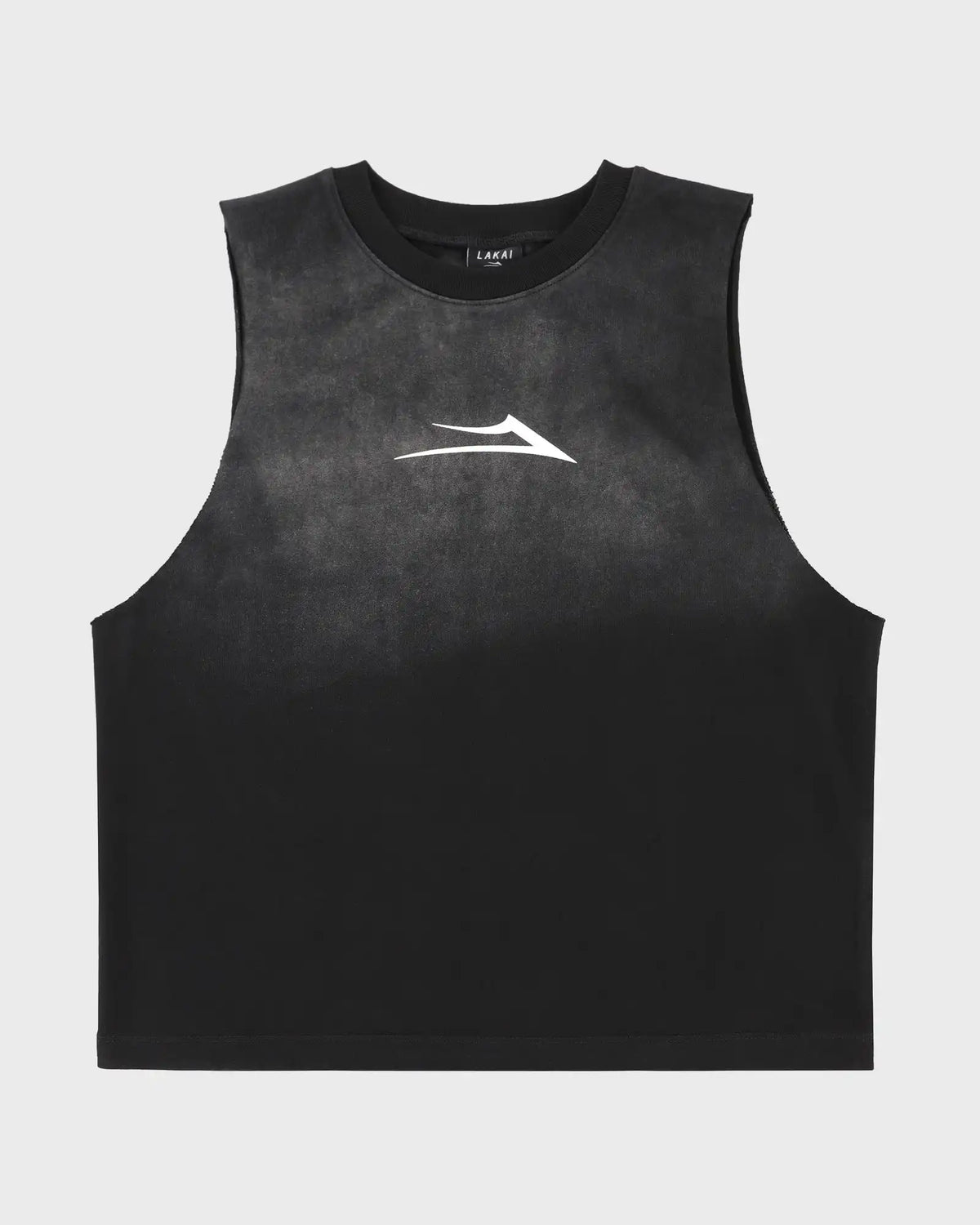 Flare Cutoff Tank Shirt - Black
