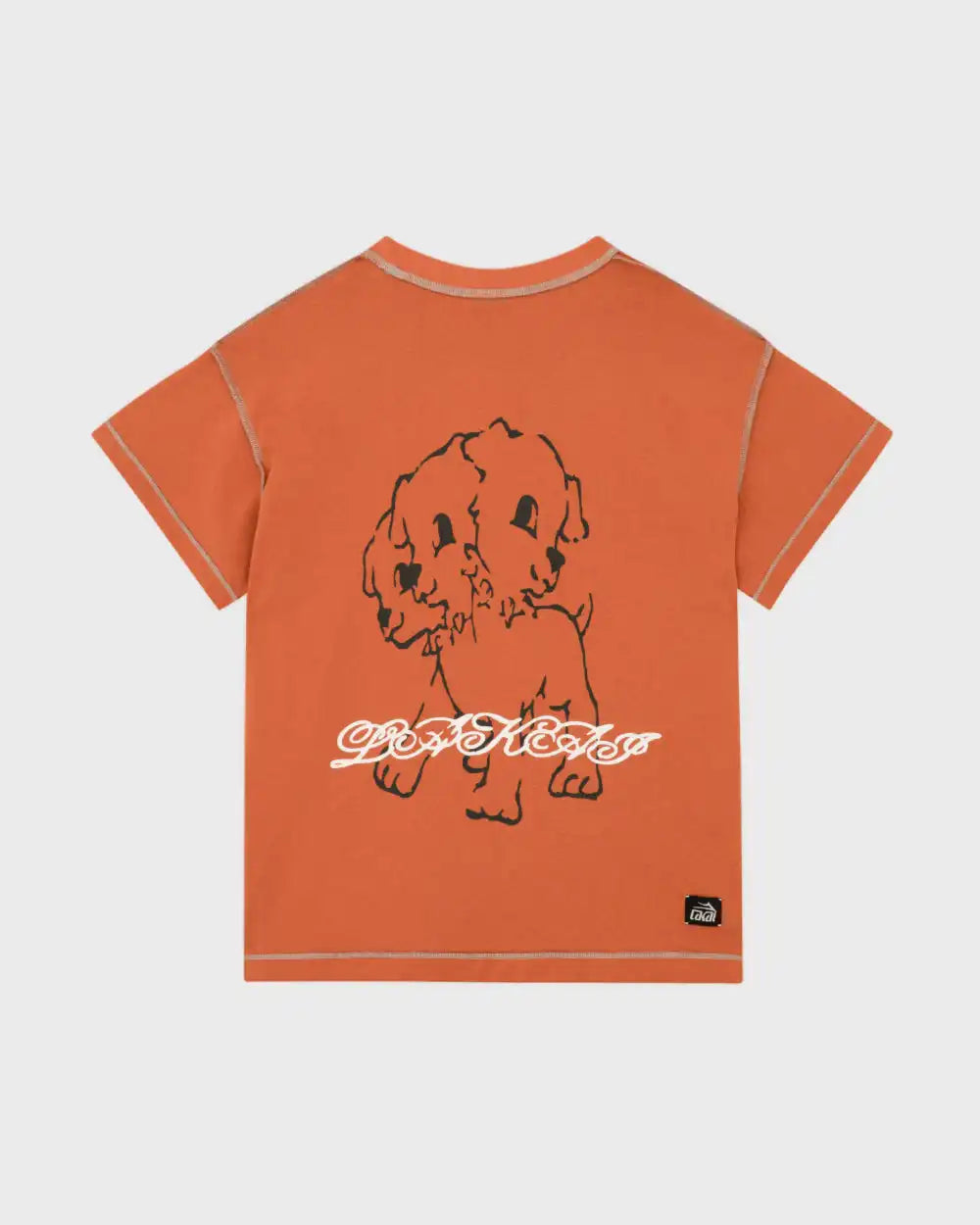 Inside Out Lounge Tee - Burnt Orange
