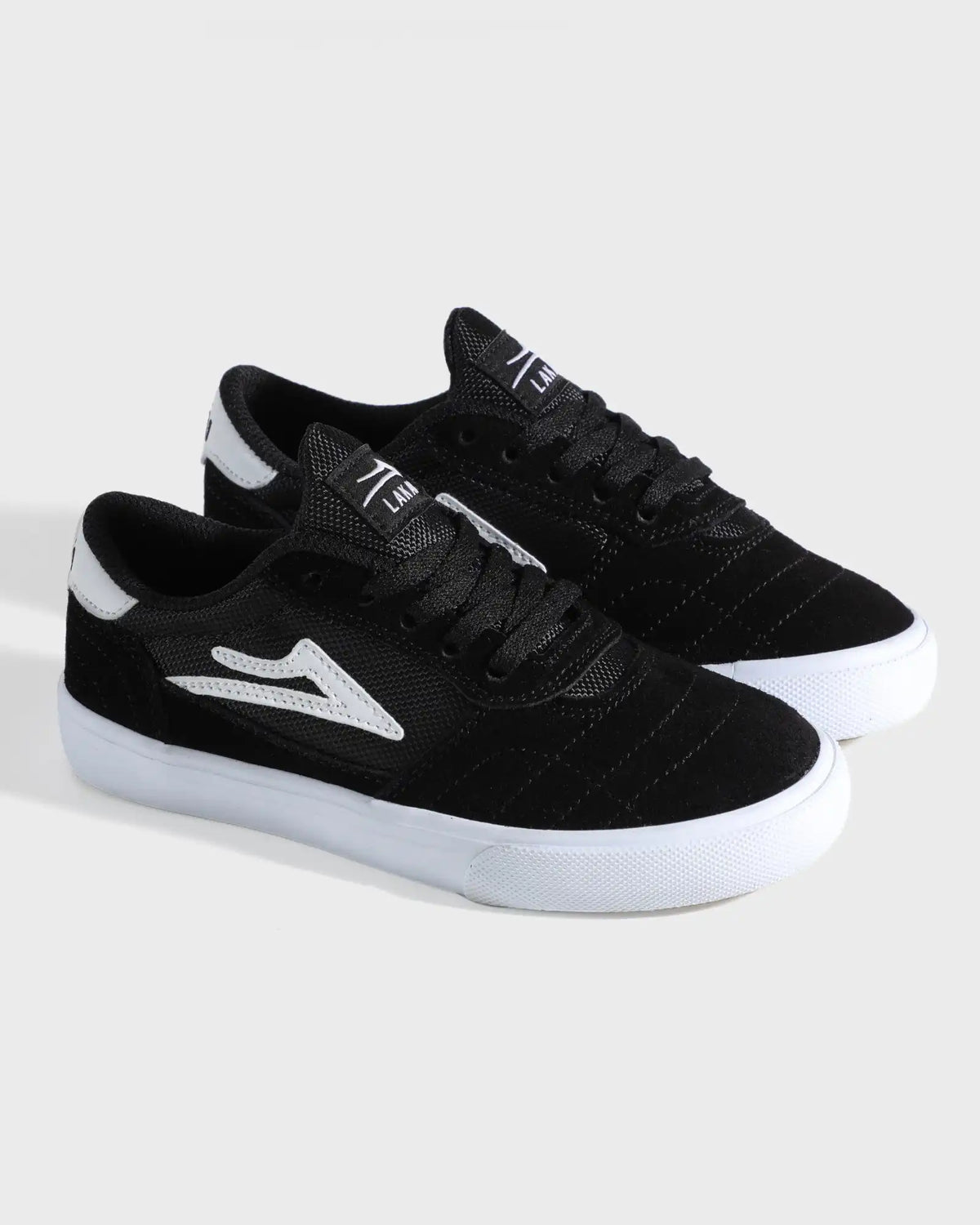 Cambridge Kids - Black/White Suede