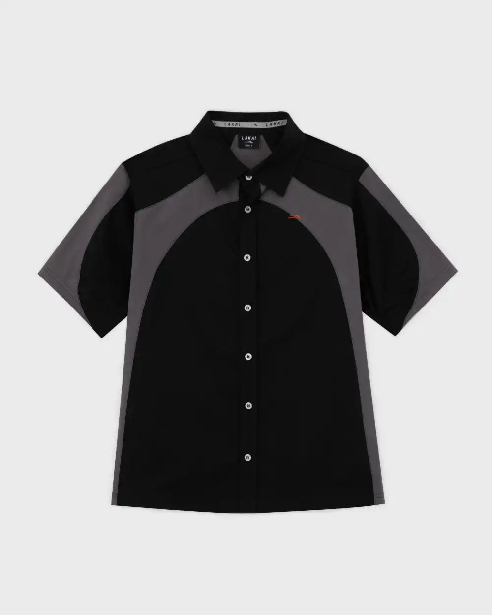 Distressed/Repaired Plaid Button Up Shirt - Multicolor