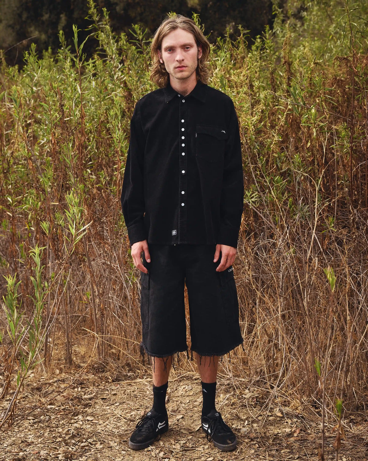 Cargo Jumbo Jort - Black