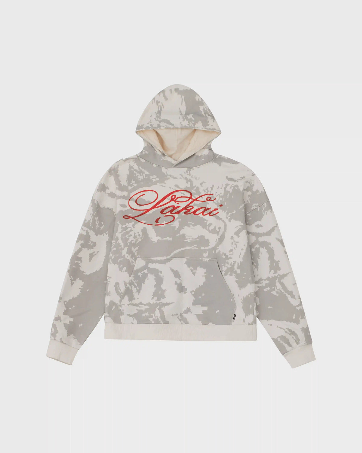 Aop Dog Print Pullover Hoodie - White