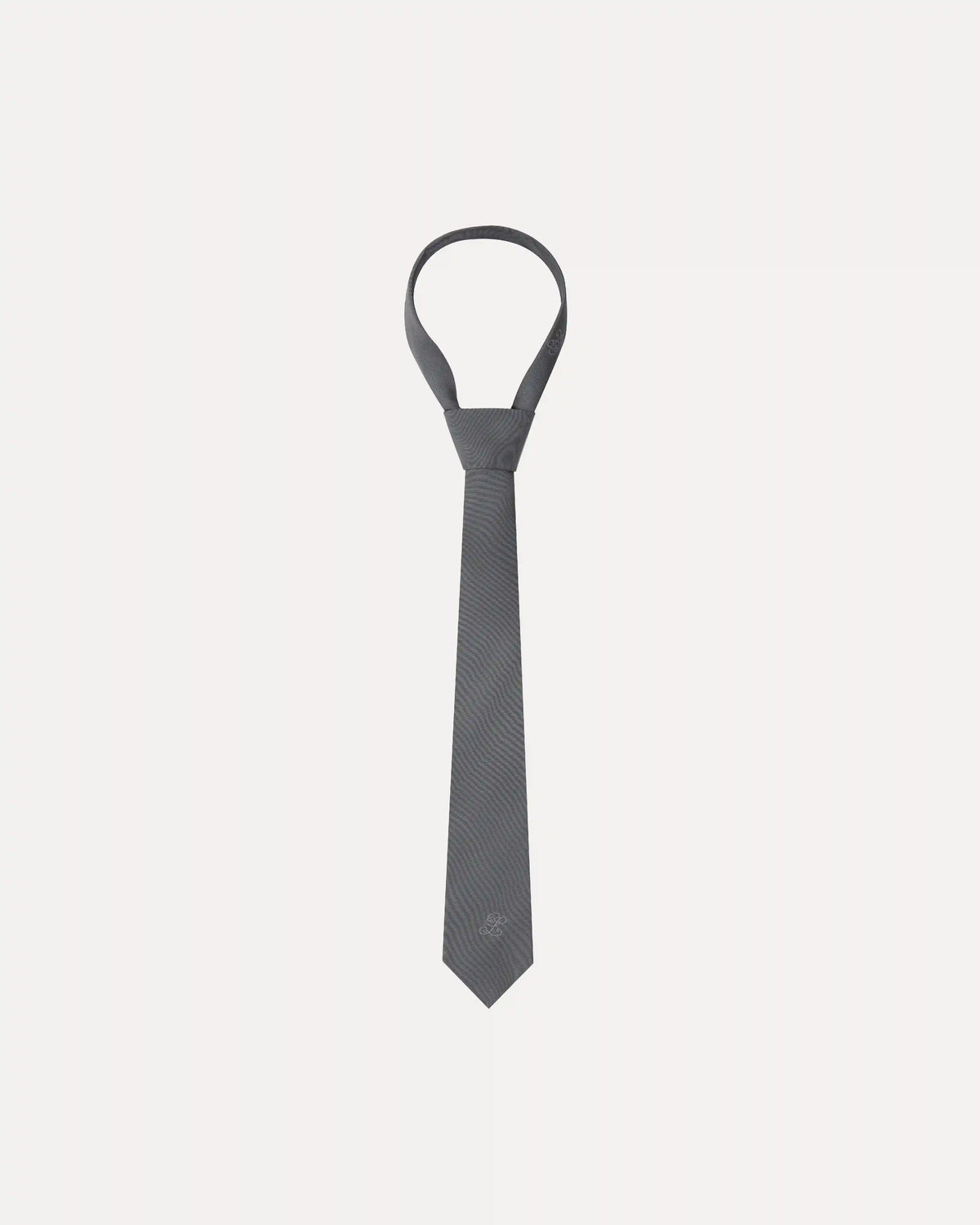 Jacquard Necktie - Cool Grey